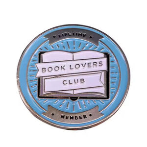 Book Lovers Club Enamel Pin